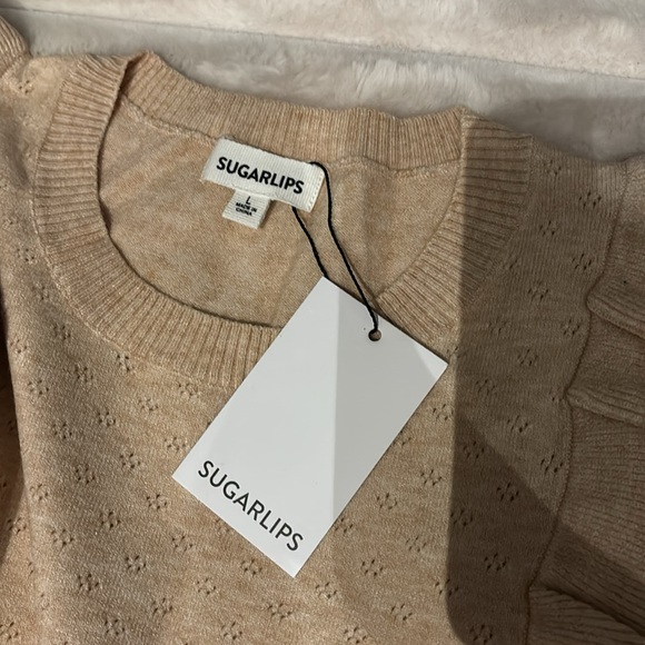 SugarLips oatmeal sweater - L - Picture 6 of 7